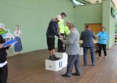 <ALT> Rozdanie nagród laureatom Zawodów w Nordic Walking LGD