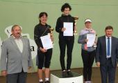 <ALT> Rozdanie nagród laureatom Zawodów w Nordic Walking LGD