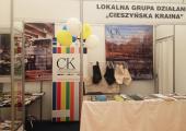 <ALT> Stoisko LGD "Cieszyńska Kraina" podczas Targów Atrakcje Regionów w Chorzowie