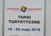 <ALT> Tablica informacyjna dotycząca Targów Turystycznych