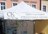 <ALT> Stoisko LGD "Cieszyńska Kraina" na Dniach Rybactwa w Skoczowie